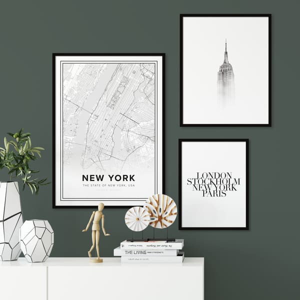 Maps and cities Posters