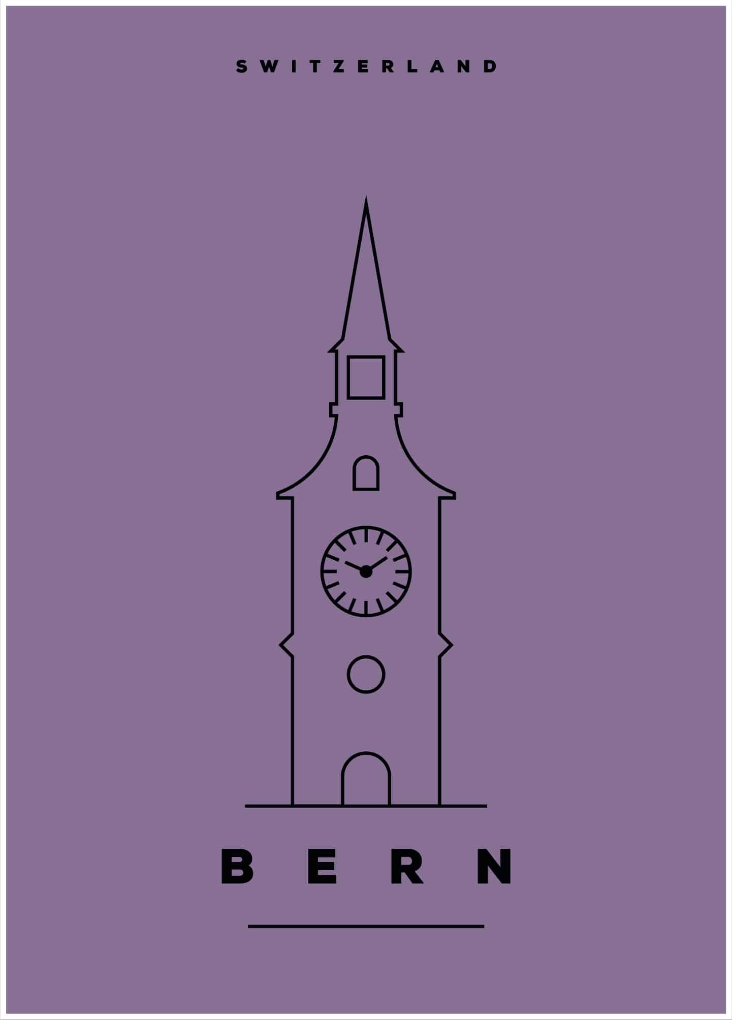 Bern, Schweiz poster