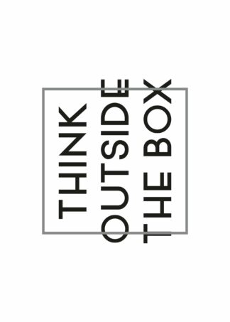 Think Outside The Box poster (Horisontell)