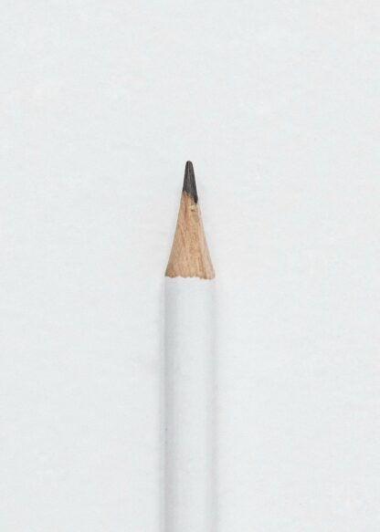Vit blyertspenna poster