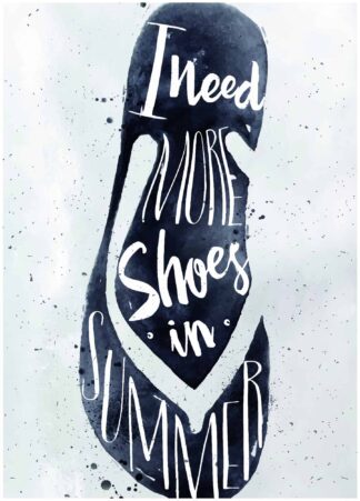 Shoes in Summer poster