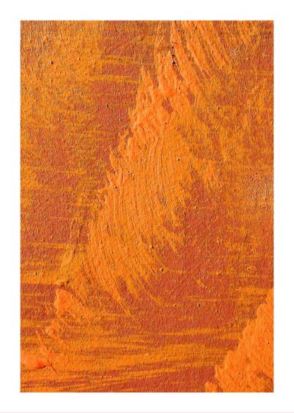 Orange och brun konst poster