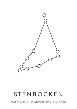 Stenbocken, personligt stjärntecken poster