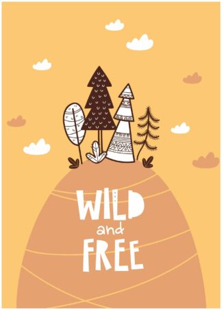 Skog Wild And Free poster