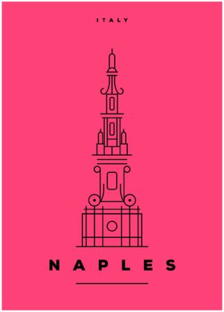 Neapel, Italien poster