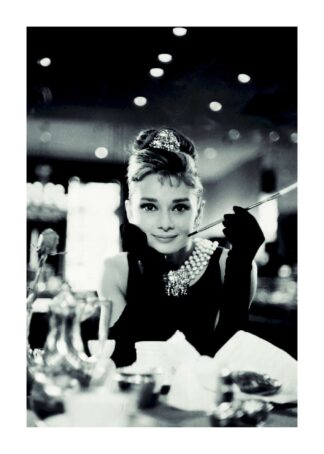 Audrey Hepburn Breakfast at Tiffany’s poster