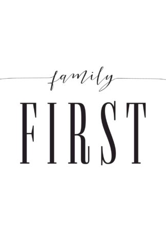Family First poster
