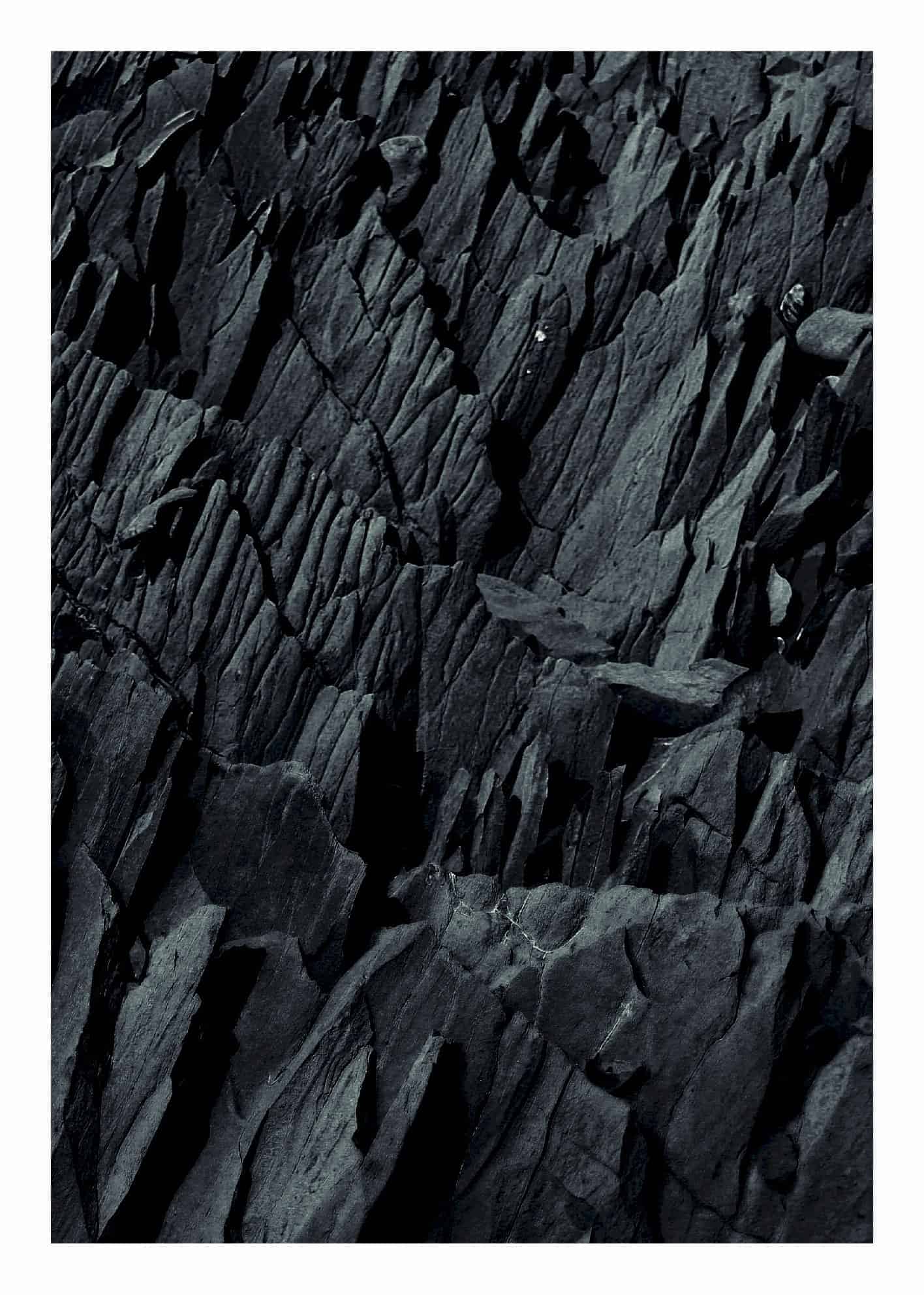 Svart klippa poster