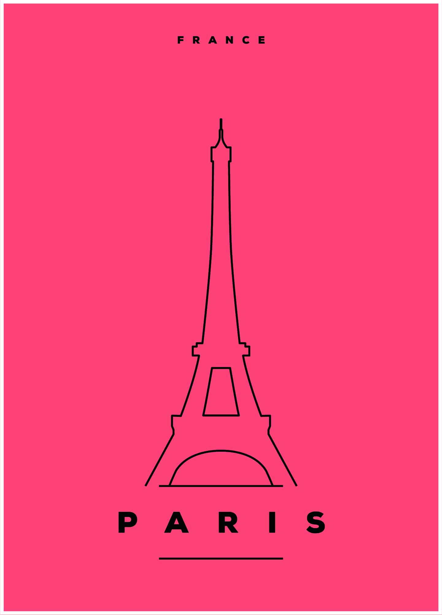 Paris, Frankrike poster
