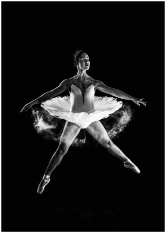 Ballerina hopp poster
