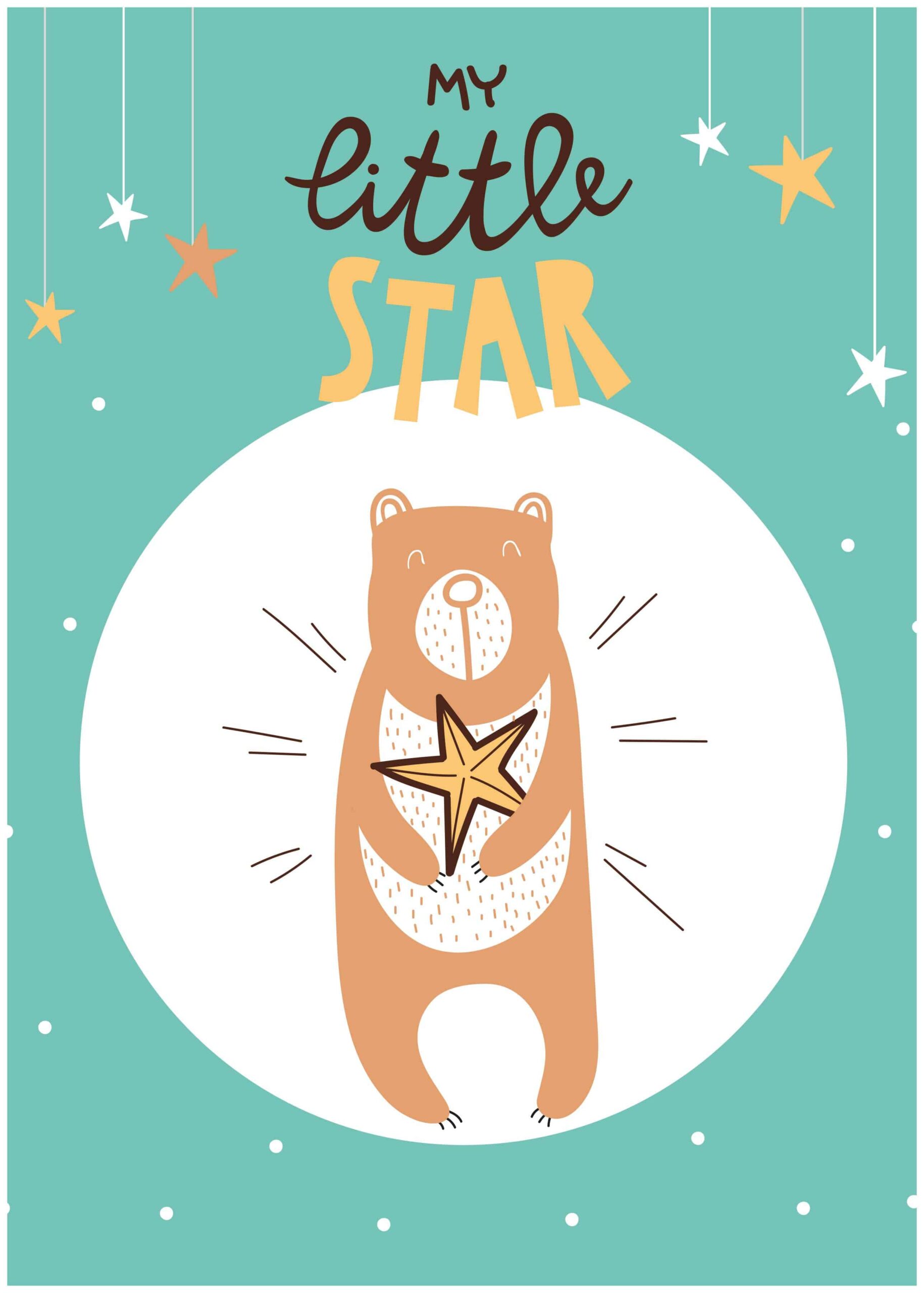 Björn My Little Star poster