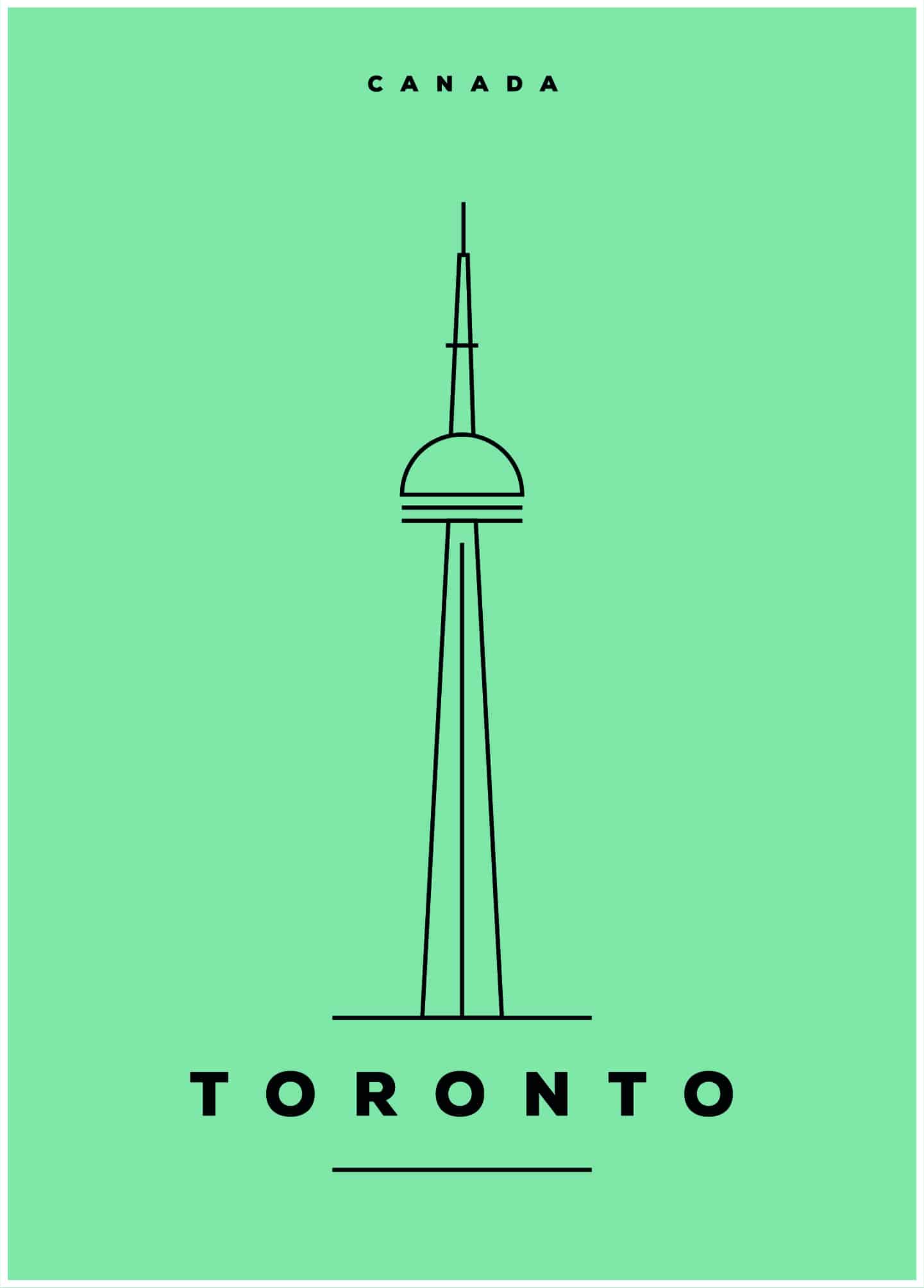 Toronto, Kanada poster