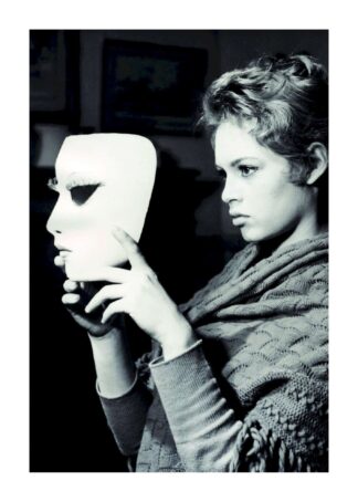 Brigitte Bardot maskeradmask poster