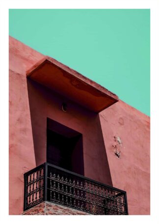 Marrakech balkong poster