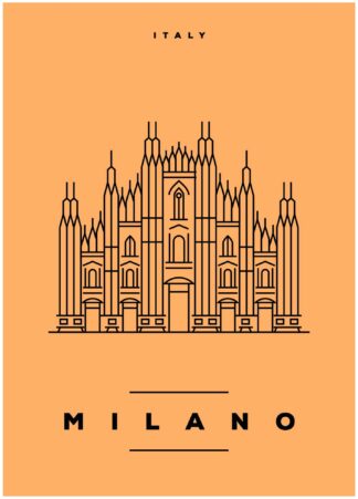Milano, Italien poster