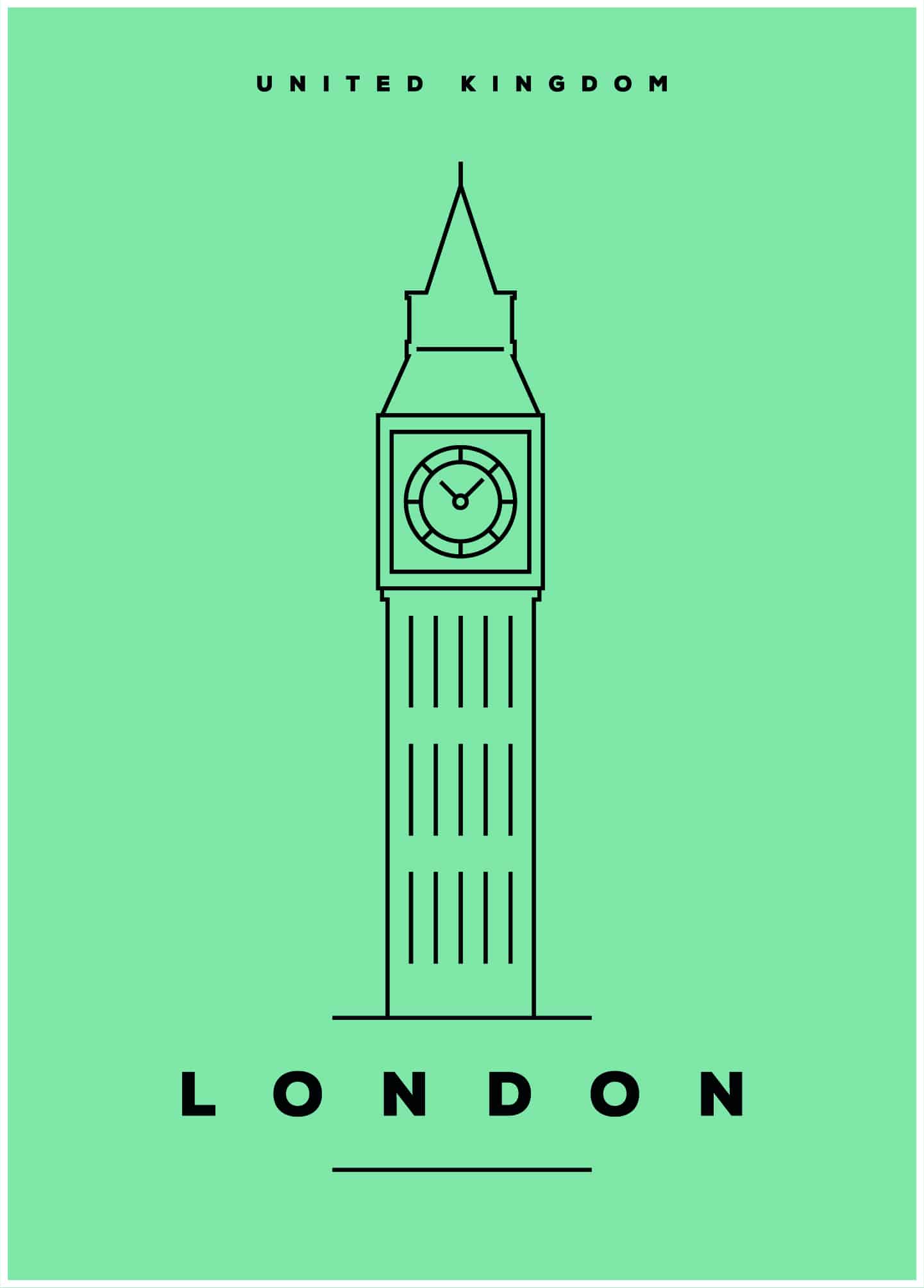 London, England poster