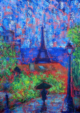 Målning av Paris poster