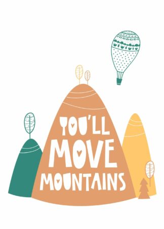 Berg You’ll Move Mountains poster
