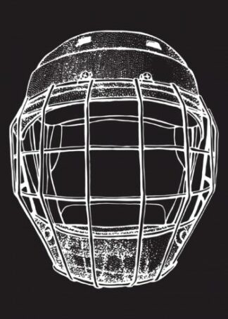 Hockeyhjälm poster