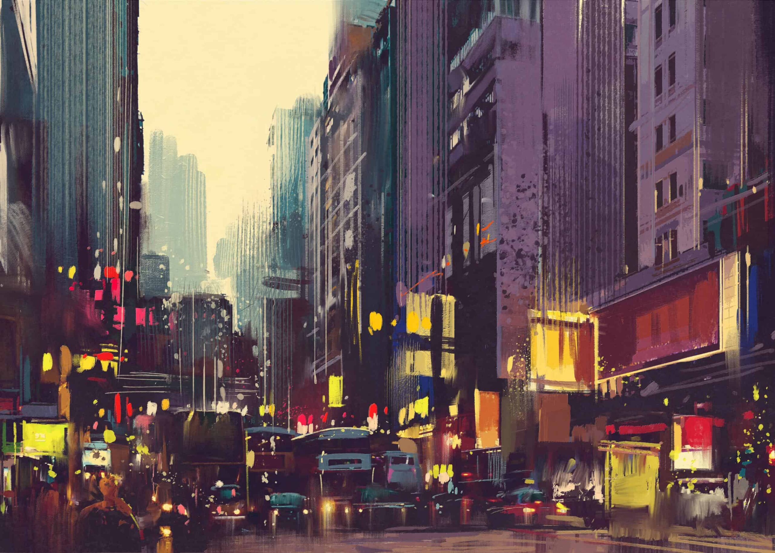 Trafik i Hong Kong poster