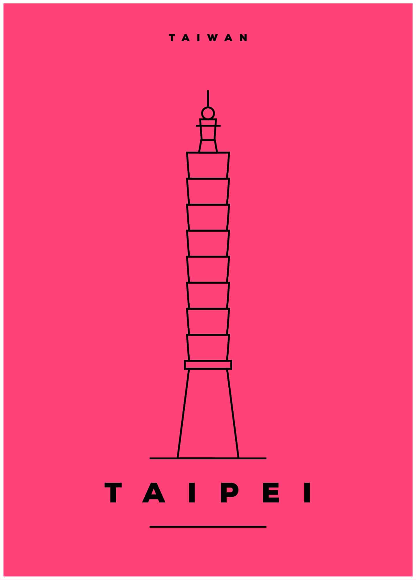 Taipei, Taiwan poster
