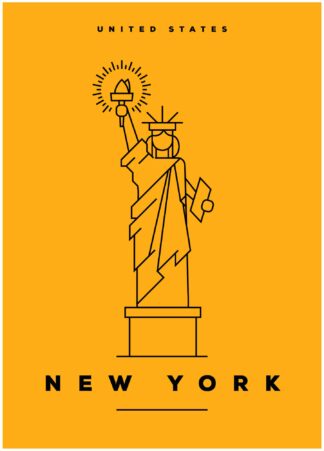 New York, USA poster