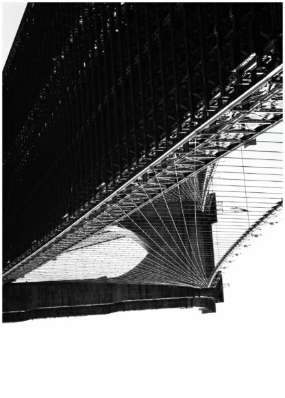 Brooklyn Bridge underifrån poster