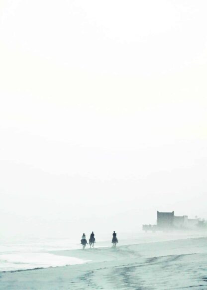 Dimma på strand poster