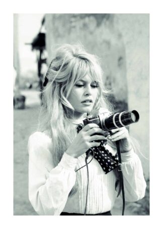 Brigitte Bardot kamera poster