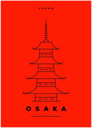 Osaka, Japan poster