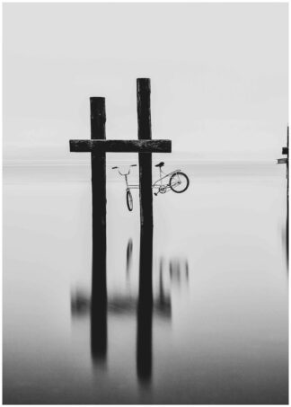 Cykel i sjö poster