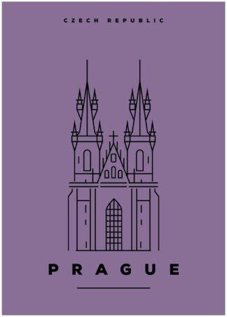 Prag, Tjeckien poster