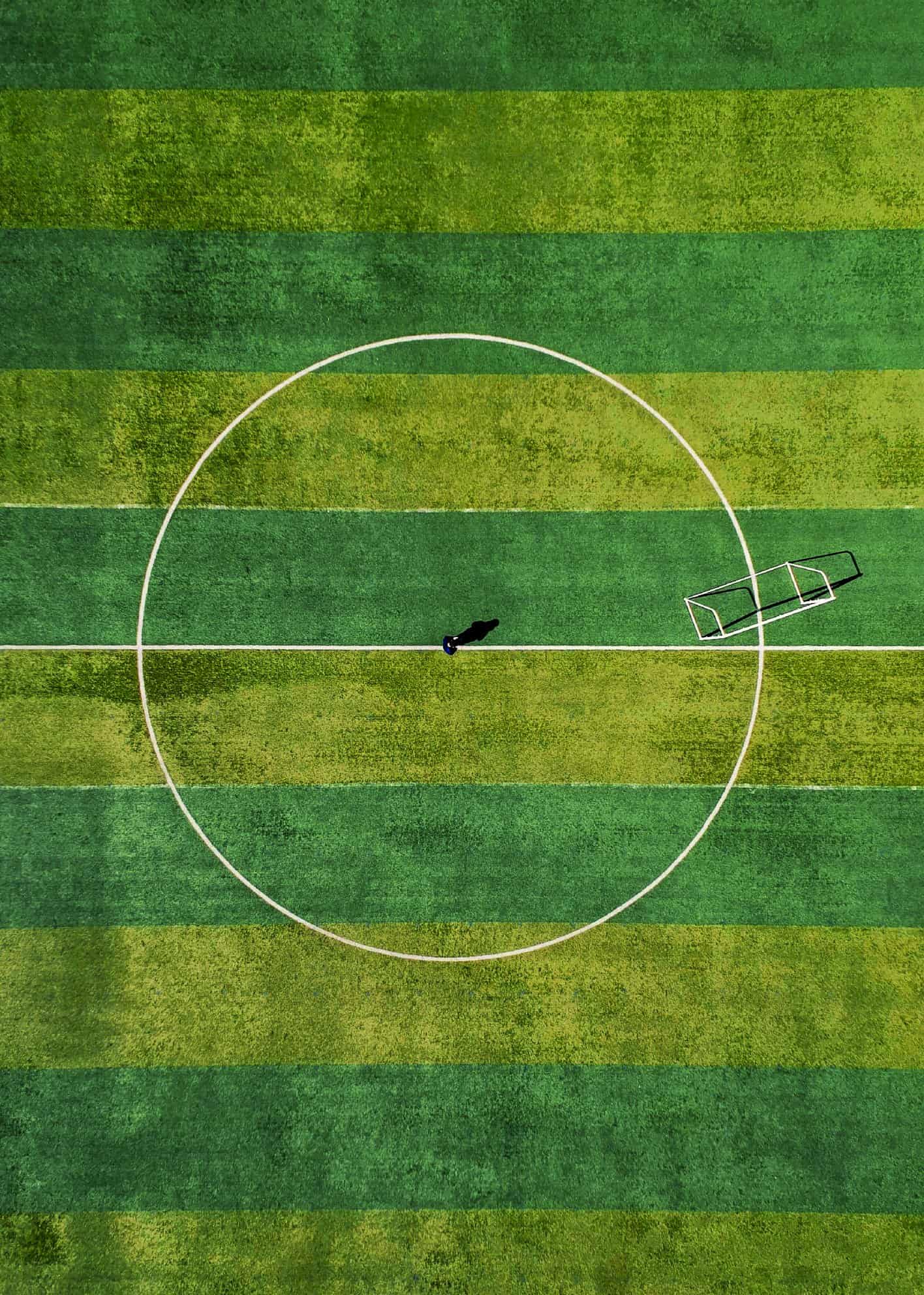 Fotbollsplan poster