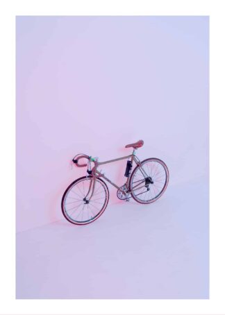 Rosa cykel poster