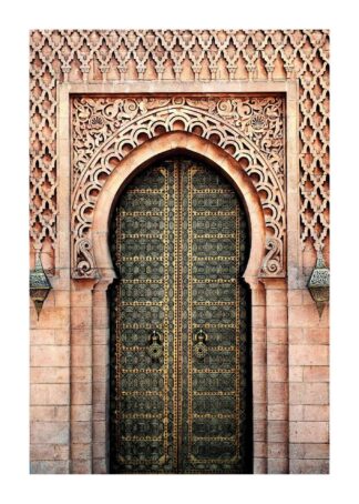 Marockansk dörr poster