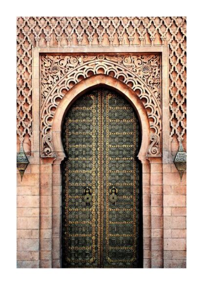 Marockansk dörr poster