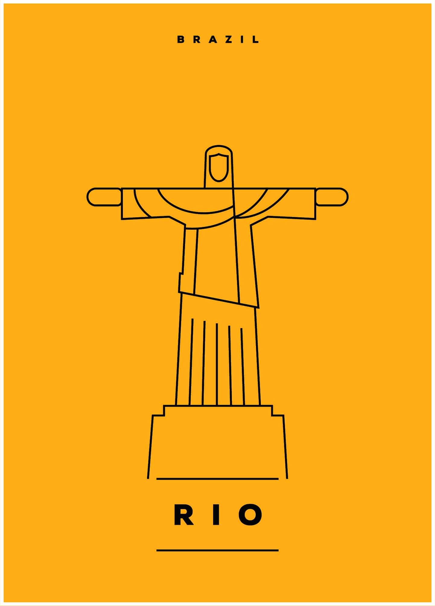 Rio, Brasilien poster