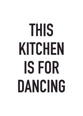 Kitchen Dancing poster